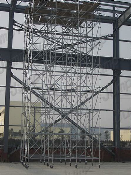 移动脚手架(苏州移动脚手架租赁)的主要骨架及分类