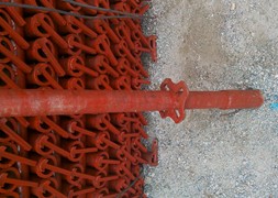 轮扣式脚手架的立杆基础