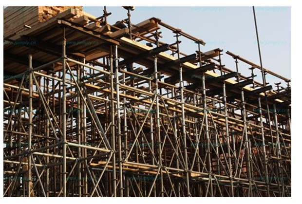 奇瞬间：【碗扣式脚手架】组合搭建秒实现！