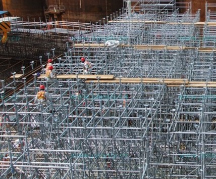 【盘扣脚手架】先天决定结构，结构决定特点