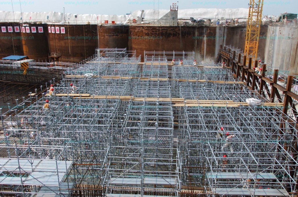 盘扣脚手架凭借着什么建筑行业占有一席之地