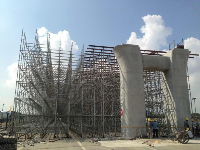 高架桥脚手架拆除施工步骤？