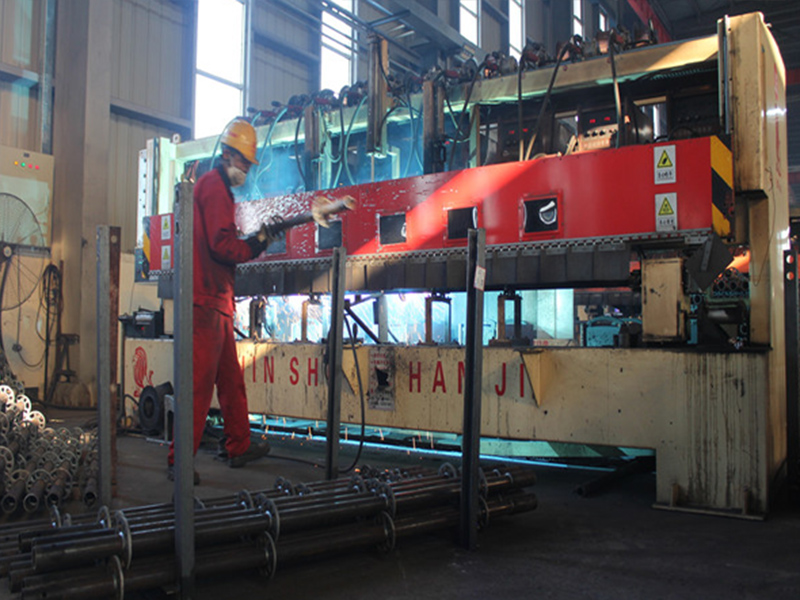 盘扣脚手架盘扣件焊接工艺实现过程